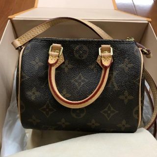 ルイヴィトン(LOUIS VUITTON)のモノグラム ナノスピーディ ショルダーバッグ(M61252)(ショルダーバッグ)