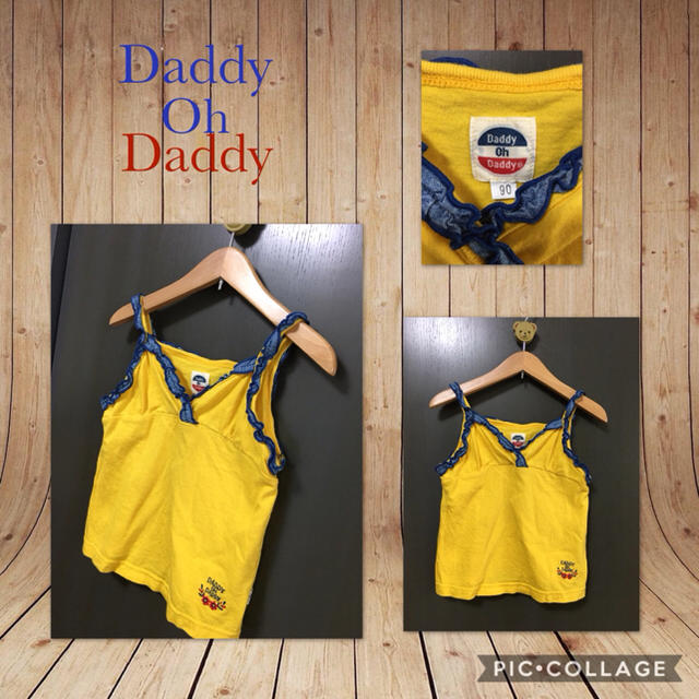 daddy oh daddy(ダディオーダディー)のDaddy Oh Daddy キャミソール フリル 90cm  美品1部訳あり キッズ/ベビー/マタニティのキッズ服女の子用(90cm~)(Tシャツ/カットソー)の商品写真