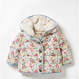 ボーデン(Boden)の【りーﾁｬﾝ様専用】mini Boden 花柄アウター、はらぺこあおむし(コート)