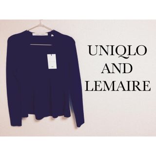 ユニクロ(UNIQLO)のUNIQLOANDLEMAIRE Ｖネックセーター(ニット/セーター)