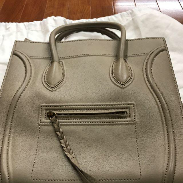 celine(セリーヌ)のモチモチ様専用！セリーヌ ラゲージ・スモールスクエアファントム  レディースのバッグ(トートバッグ)の商品写真