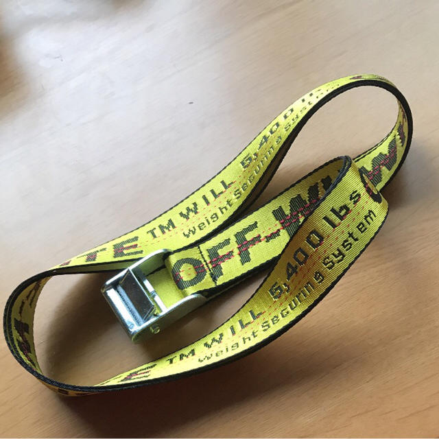 Off-White - Off-White イエローベルトの通販 by Off-White - Off-White イエローベルトの通販 by