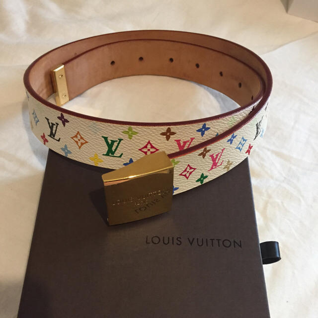 LOUIS VUITTON(ルイヴィトン)のbambi様専用 ルイヴィトン ベルト モノグラム マルチカラー レディースのファッション小物(ベルト)の商品写真