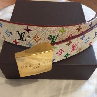 ルイヴィトン(LOUIS VUITTON)のbambi様専用 ルイヴィトン ベルト モノグラム マルチカラー(ベルト)