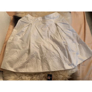 ドルチェアンドガッバーナ(DOLCE&GABBANA)の新品D&G 刺繍スカート(ひざ丈スカート)