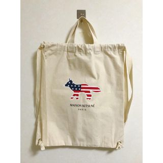 メゾンキツネ(MAISON KITSUNE')のメゾンキツネ バックパック 未使用品(トートバッグ)