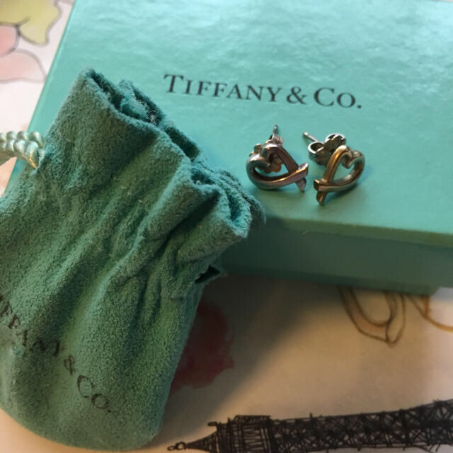 ♡TIFFANY&Co.♡ラビングハートピアス♡未使用クリーニング済