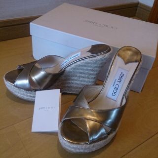 ジミーチュウ(JIMMY CHOO)のJIMMY CHOO☆ウェッジサンダル(サンダル)