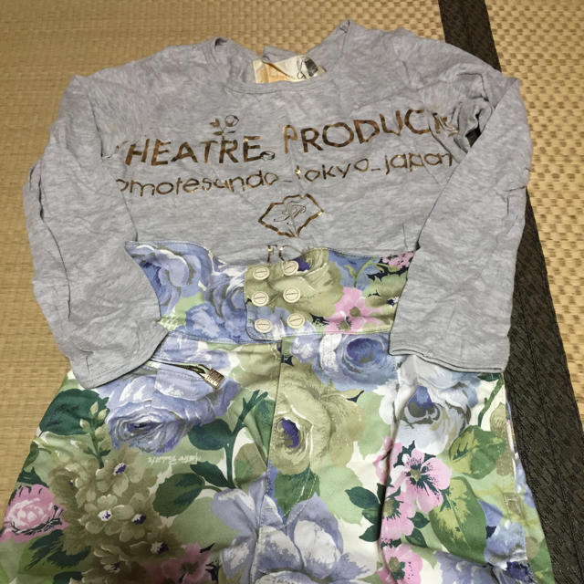 THEATRE PRODUCTS(シアタープロダクツ)のtheatreproductsシアタープロダクツ箔プリントカットソー レディースのトップス(カットソー(長袖/七分))の商品写真