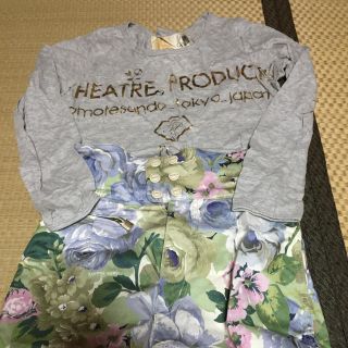 シアタープロダクツ(THEATRE PRODUCTS)のtheatreproductsシアタープロダクツ箔プリントカットソー(カットソー(長袖/七分))