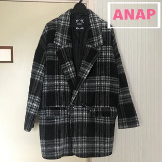 アナップ(ANAP)のANAPチェック柄コートM(チェスターコート)