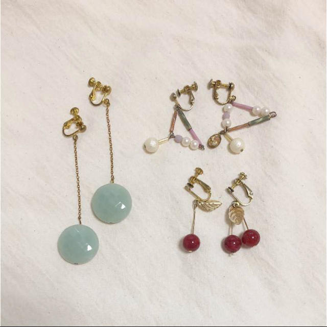 flower(フラワー)のhandmade earring set＊.. ハンドメイドのアクセサリー(イヤリング)の商品写真