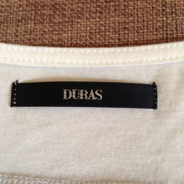 DURAS(デュラス)のDURASボーダーTシャツ レディースのトップス(Tシャツ(半袖/袖なし))の商品写真