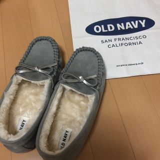 オールドネイビー(Old Navy)のOLD NAVY モカシン グレー(スリッポン/モカシン)