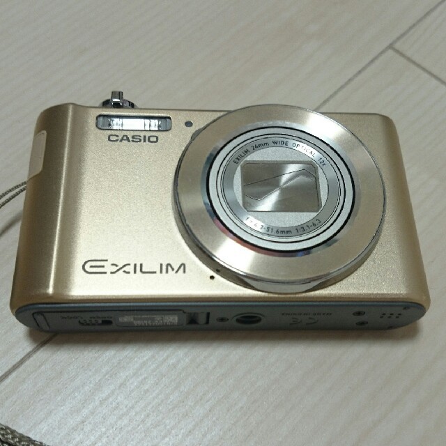 中古 CASIOデジタルカメラ EXILIM EX-ZS190 ゴールドの通販 by かっしー's shop｜ラクマ