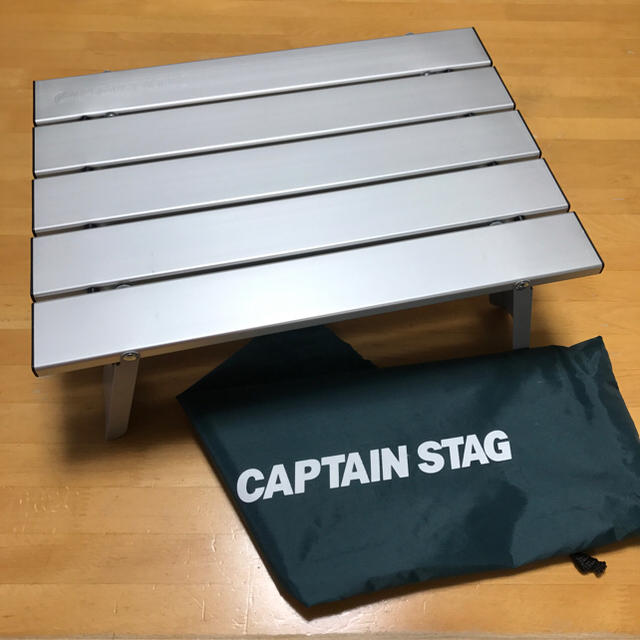 CAPTAIN STAG(キャプテンスタッグ)のアルミ ロールテーブル  コンパクト スポーツ/アウトドアのアウトドア(テーブル/チェア)の商品写真