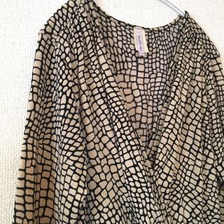 ダイアンフォンファステンバーグ(DIANE von FURSTENBERG)のPurple rain のジャージワンピース(ひざ丈ワンピース)