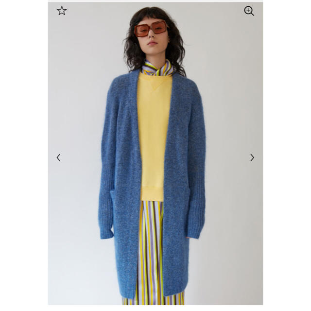 ACNE(アクネ)の新品 acne studios アクネ モヘア カーディガン xs  レディースのトップス(カーディガン)の商品写真