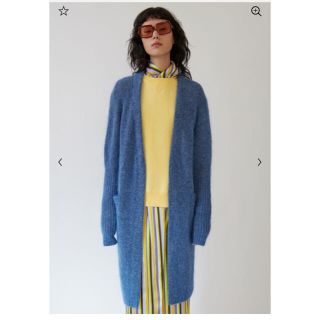 アクネ(ACNE)の新品 acne studios アクネ モヘア カーディガン xs (カーディガン)