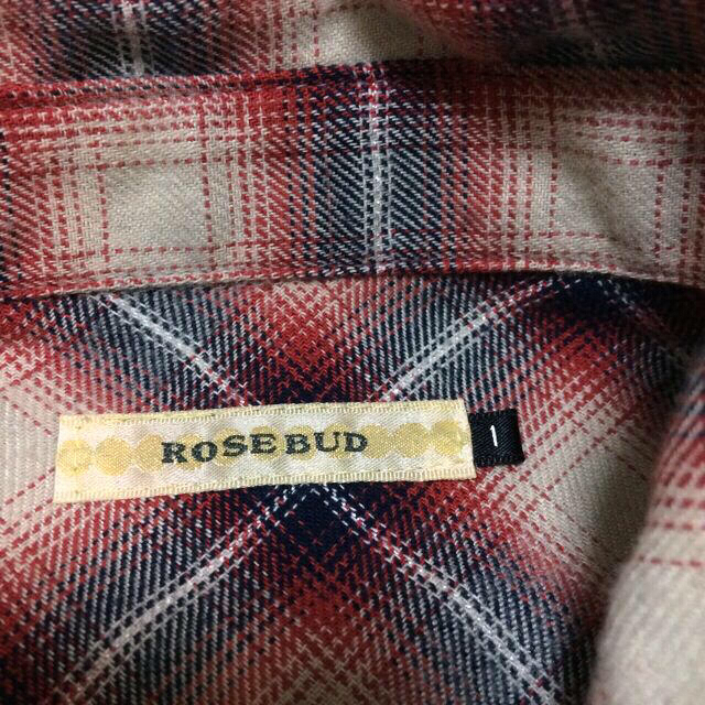 ROSE BUD(ローズバッド)のROSE BUD！赤！チェックシャツ レディースのトップス(シャツ/ブラウス(長袖/七分))の商品写真