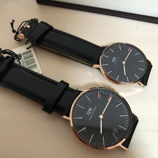 ダニエルウェリントン(Daniel Wellington)のting様専用ページ ダニエルウェリントン 黒(腕時計)