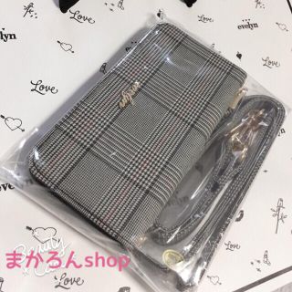 エブリン(evelyn)の値下げ☆evelyn☆新品☆チェック柄iPhoneケース(iPhoneケース)