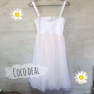 ココディール(COCO DEAL)のCOCO DEAL ❤︎チュールワンピ(ひざ丈ワンピース)