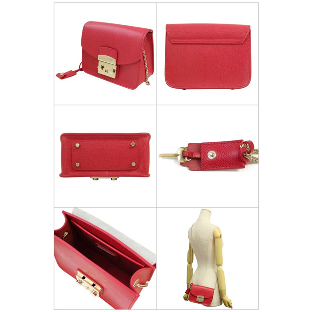 Furla(フルラ)の今期大人気‼︎ RUBY 赤 フルラ メトロポリス チェーンショルダー バッグ レディースのバッグ(ショルダーバッグ)の商品写真