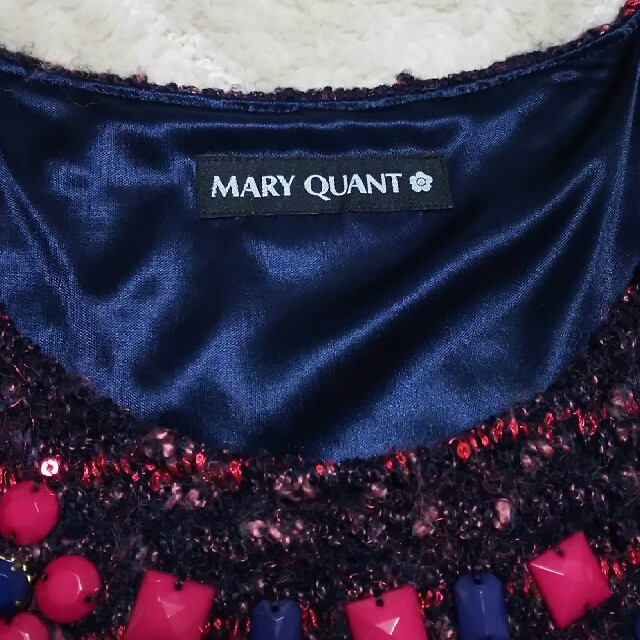 MARY QUANT(マリークワント)のマリークワント ツイード ワンピース  レディースのワンピース(ミニワンピース)の商品写真