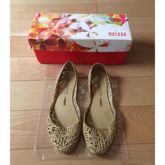 melissa(メリッサ)のメリッサのカンパーナ ジグザグ フラットシューズ 24cm レディースの靴/シューズ(バレエシューズ)の商品写真
