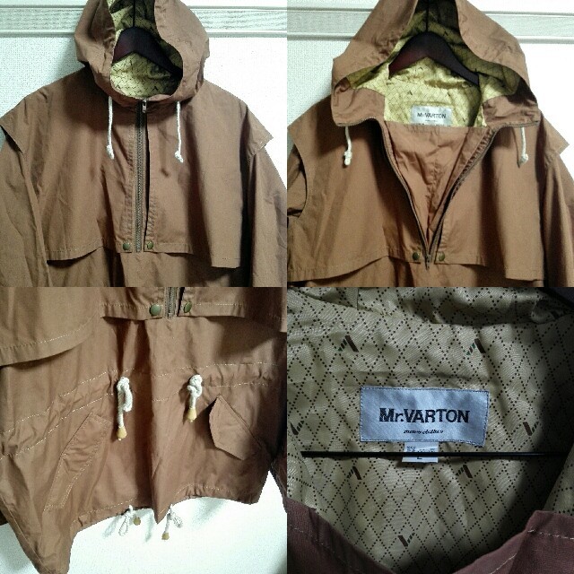 YAECA(ヤエカ)の90s vintage ブラウン アノラック メンズのジャケット/アウター(ナイロンジャケット)の商品写真