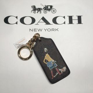 コーチ(COACH)の【新品】COACH★チャーム 女の子プリント(キーホルダー)