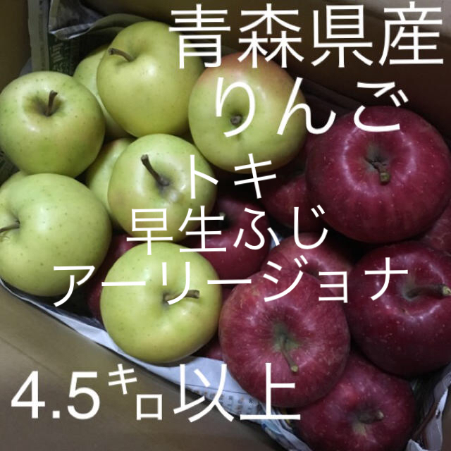 りんご トキ、早生ふじ、アーリージョナ  青森県産 食品/飲料/酒の食品(フルーツ)の商品写真