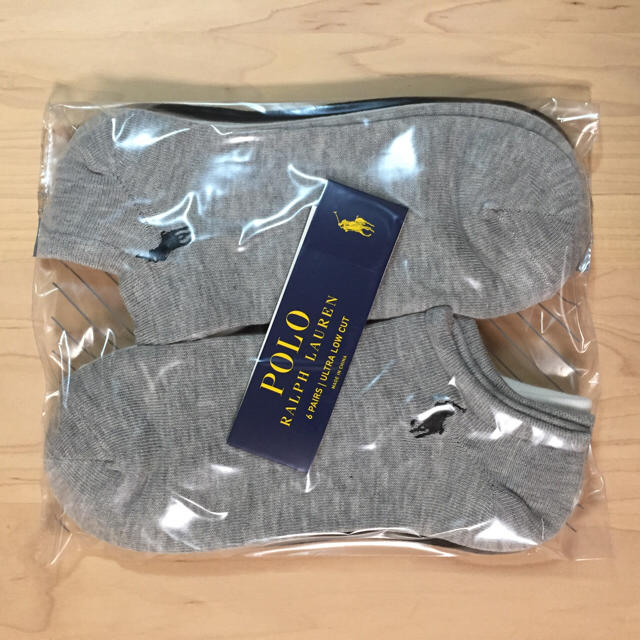 POLO RALPH LAUREN(ポロラルフローレン)の新品 タグ付き ポロ ラルフローレン 靴下 レディース 6足セット レディースのレッグウェア(ソックス)の商品写真