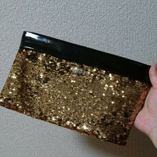 ケイトスペードニューヨーク(kate spade new york)の【専用】ケイト・スペード ゴールド スパンコール クラッチ(クラッチバッグ)