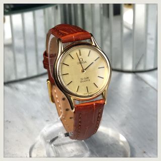 極美品♦️OMEGA deville クリーニング済 新品ベルト♦️ドレステリア