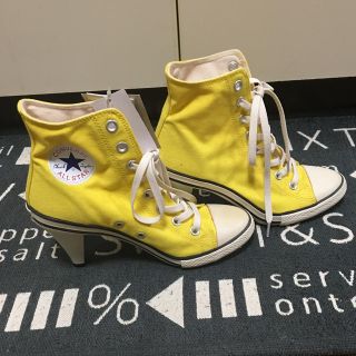 コンバース(CONVERSE)の値下げ！ 新品 コンバース オールスター ハイカット ヒールスニーカー(スニーカー)