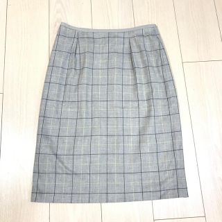 シェトワ(Chez toi)の美品★シェトワのグレータイトスカート(ひざ丈スカート)