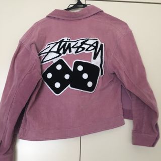 ステューシー(STUSSY)のstussywomen ダイスジャケット(Gジャン/デニムジャケット)