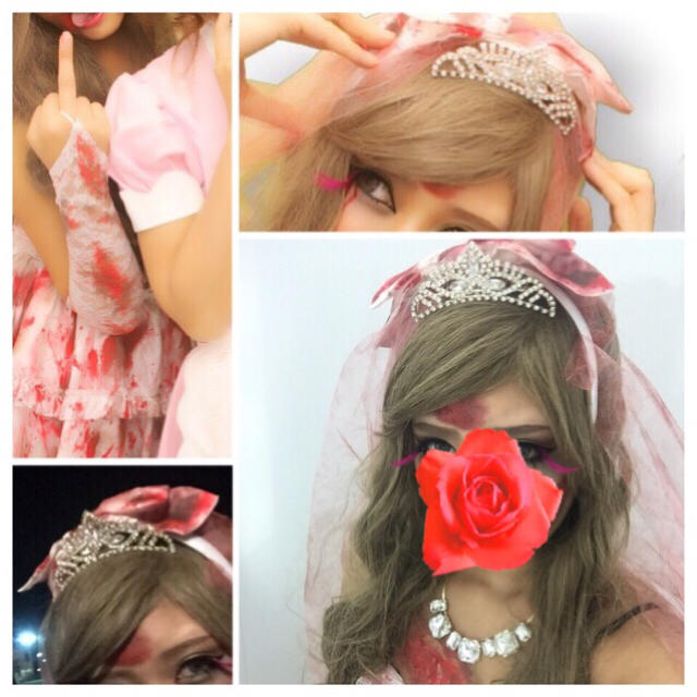 世界に1つだけ♡10点セット♡ゾンビ花嫁♡ハロウィンコスプレ♡ARMY 3