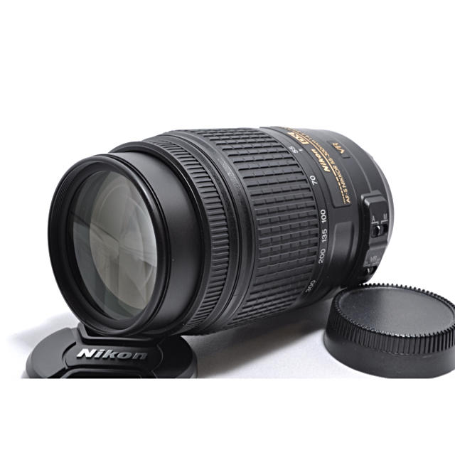 Nikon(ニコン)の☆大人気 超望遠 付属品多数♪☆ニコン AF-S 55-300mm 手振補正 スマホ/家電/カメラのカメラ(レンズ(ズーム))の商品写真