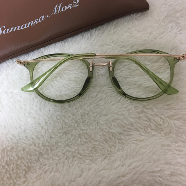 SM2(サマンサモスモス)のSamansa Mos2 伊達メガネ レディースのファッション小物(サングラス/メガネ)の商品写真