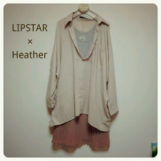 リップスター(LIPSTAR)のLIPSTAR×heather コーデ(ひざ丈ワンピース)