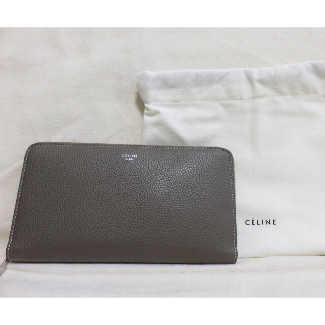 celine(セリーヌ)の✳︎専用✳︎セリーヌ  CELINE／ラージ ジップド 長財布 レディースのファッション小物(財布)の商品写真