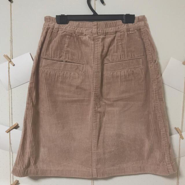 w closet(ダブルクローゼット)のw closet コーデュロイスカート ピンク レディースのスカート(ひざ丈スカート)の商品写真