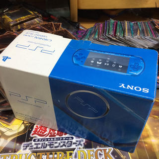 プレイステーション(PlayStation)のシダ様専用 PSP PlayStation ポータブル VIBRANT BLUE(家庭用ゲーム機本体)