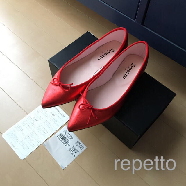 靴/シューズ美品、定価49680円、repetto/レペット フラット シューズ