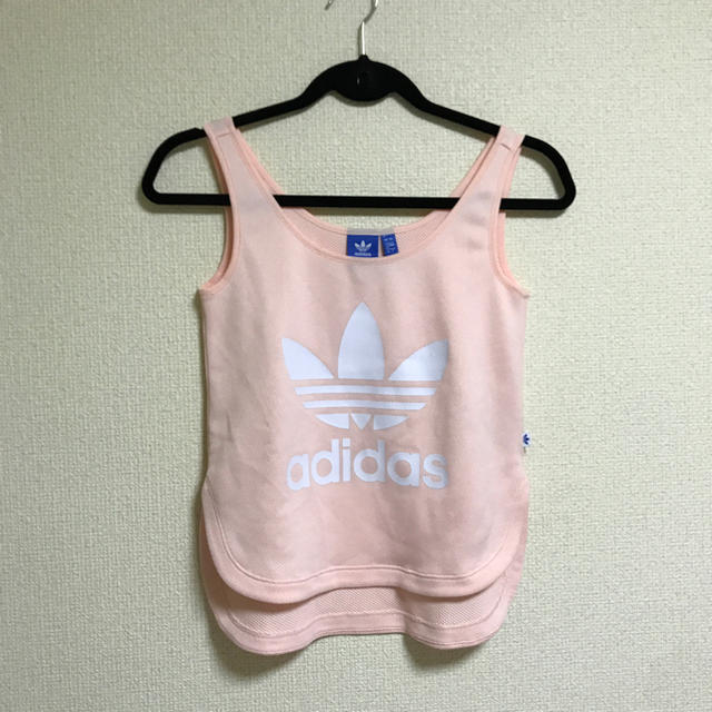 adidas(アディダス)のadidas Originals ピンク タンクトップ レディースのトップス(Tシャツ(半袖/袖なし))の商品写真