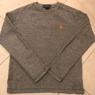 ポロラルフローレン(POLO RALPH LAUREN)のラルフローレン 男子 長袖Tシャツ グレー 8T 130cm 140cm(Tシャツ/カットソー)