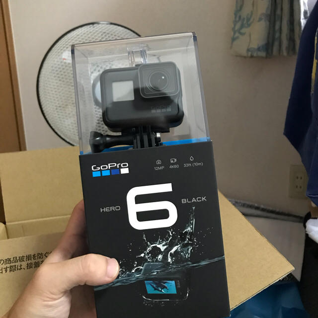 GoPro(ゴープロ)のgopro HERO6 スマホ/家電/カメラのカメラ(ビデオカメラ)の商品写真